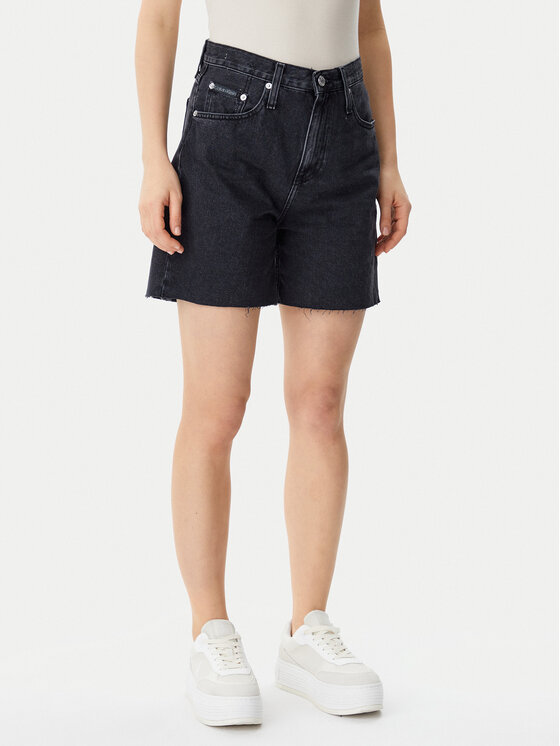 Calvin Klein Jeans Calvin Klein Jeans Džinsiniai šortai J20J225190 Juoda Loose Fit