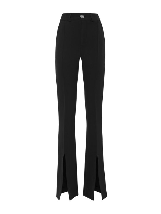 PHILIPP PLEIN PHILIPP PLEIN Spodnie materiałowe 3265 Czarny Regular Fit