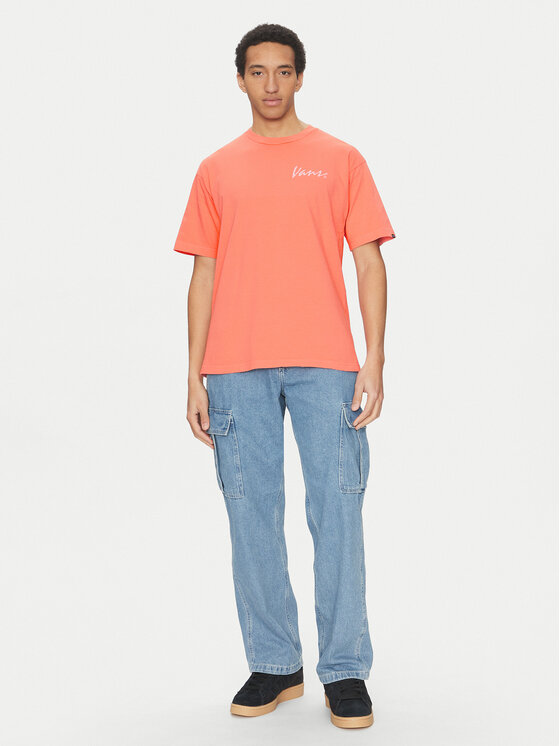 Vans Vans Тишърт 66 Baked VN000NTS Розов Loose Fit