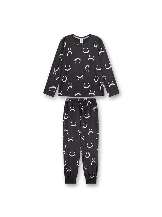 Sanetta Sanetta Piżama 30624 Czarny Comfort Fit