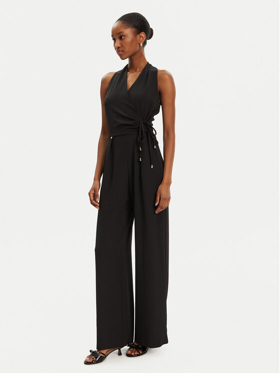Rinascimento Rinascimento Kombinezon CFC0122396003 Czarny Regular Fit