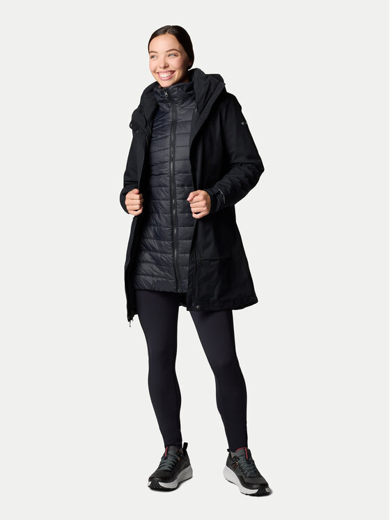 Columbia Columbia Outdoor kabát Pulaski™ II 3-in-1 2113971 Fekete Regular Fit