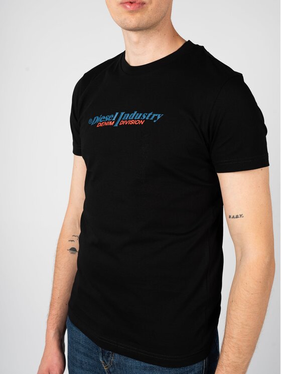Diesel Diesel T-Shirt A12754-RPATI Μαύρο Regular Fit