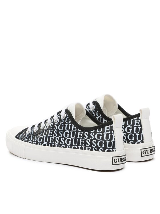 Guess Guess Plátenky New Winners Low FM6NWL FAL12 Čierna
