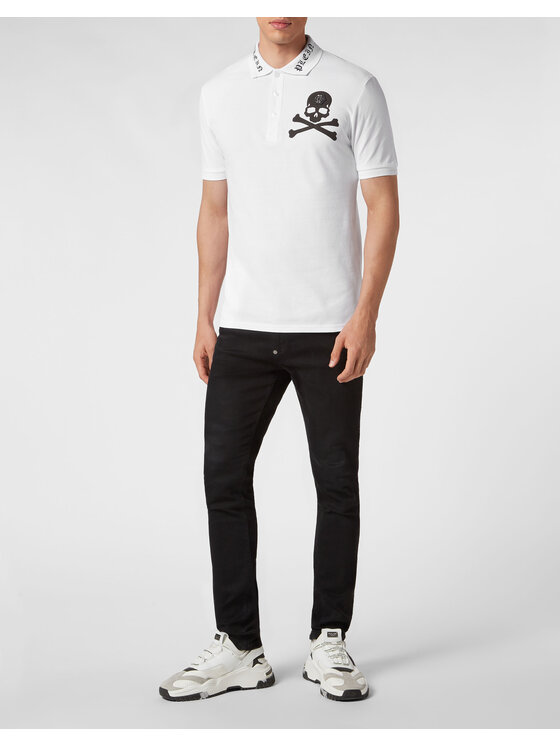 PHILIPP PLEIN PHILIPP PLEIN Polo 231 Bianco Slim Fit