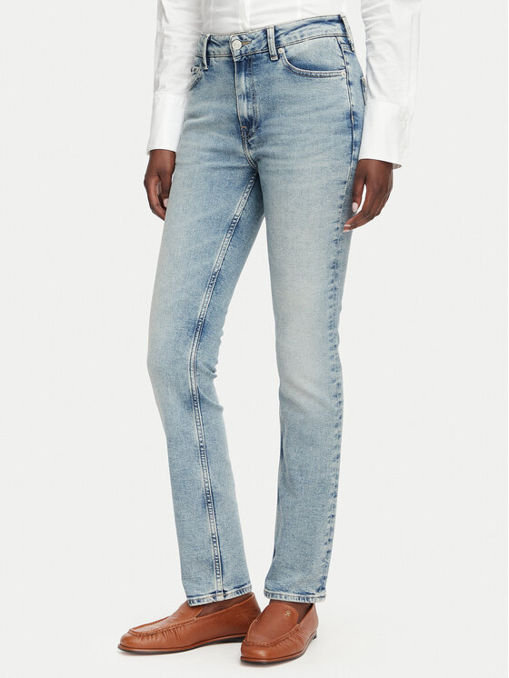 Tommy Hilfiger Tommy Hilfiger Jeansy New Doreen WW0WW49968 Niebieski Slim Fit
