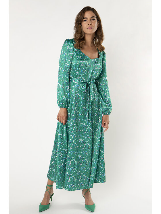 QUIOSQUE QUIOSQUE Každodenné šaty HEART DRESS Zelená Regular Fit