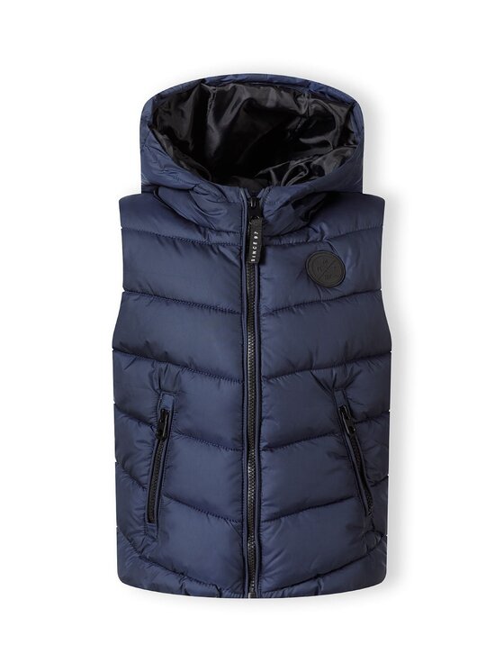 minoti minoti Kamizelka 33GILET504 Granatowy Regular Fit