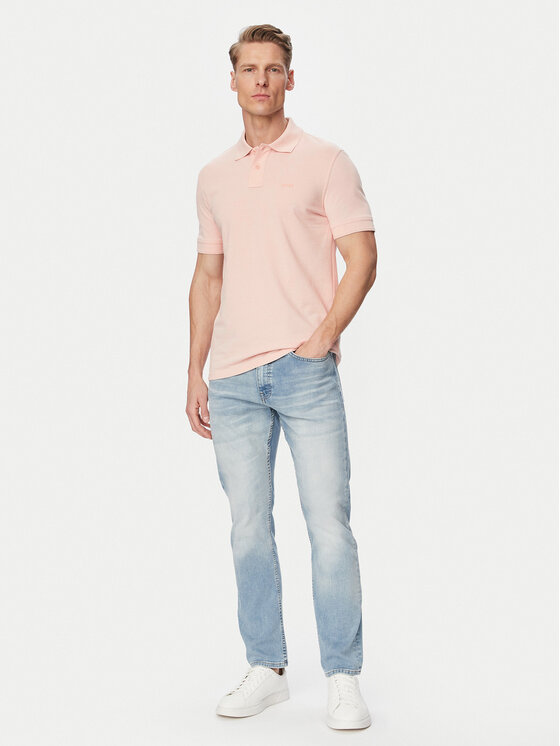 BOSS BOSS Polo särk Prime 50507813 Heleроosa Regular Fit
