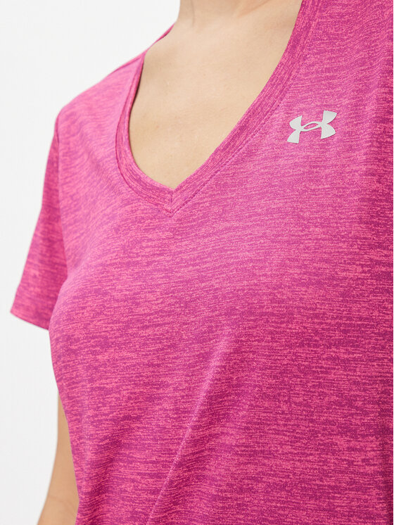 Under Armour Under Armour Тишърт Tech Ssv - Twist 1258568 Розов Loose Fit
