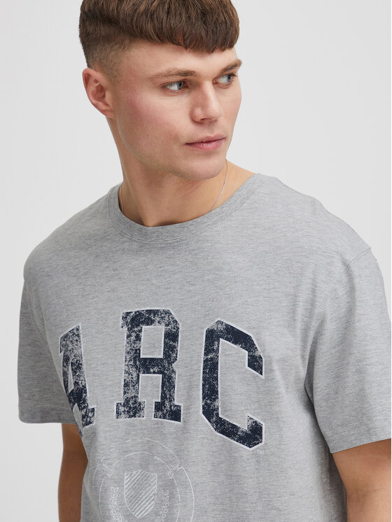 Solid Solid T-Shirt 21107872 Grau Regular Fit