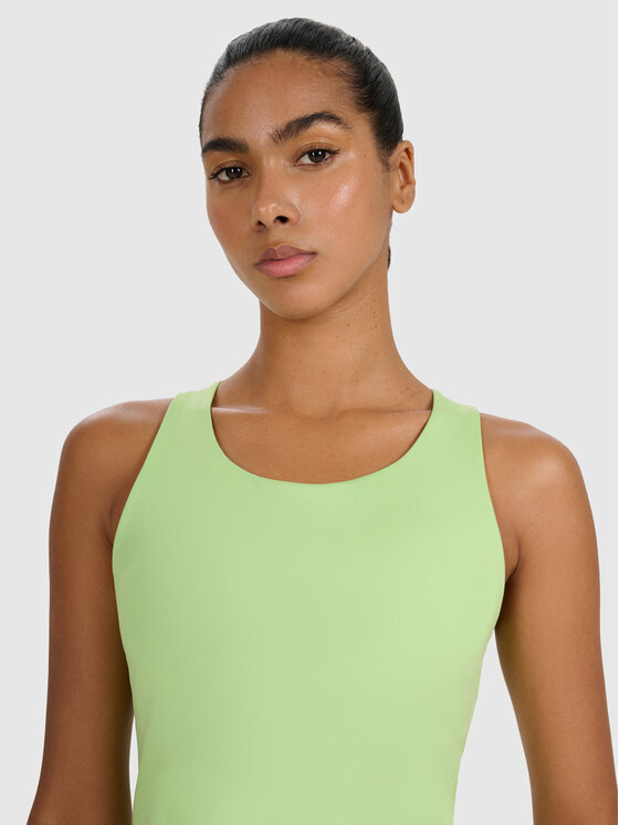 4F 4F Tank top MULTI ACTIVE Zielony Slim Fit