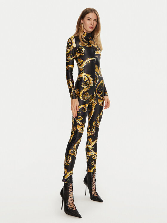 Versace Jeans Couture Versace Jeans Couture Kombinezonas 77HAN006 Juoda Slim Fit