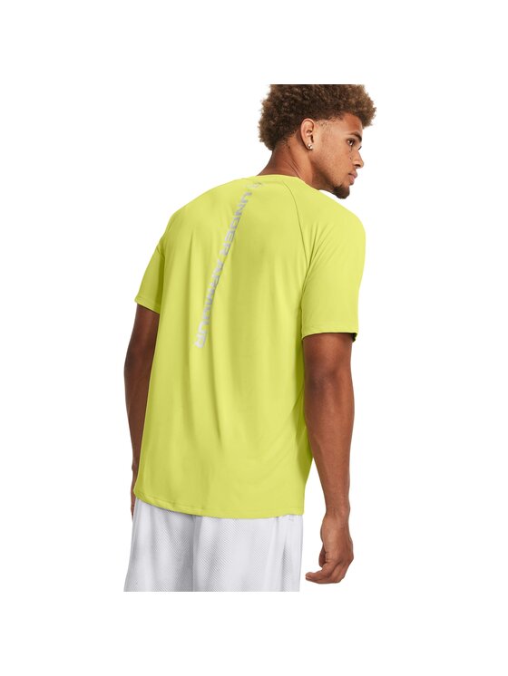 Under Armour Under Armour T-Shirt Tech Reflective SS Żółty Basic Fit