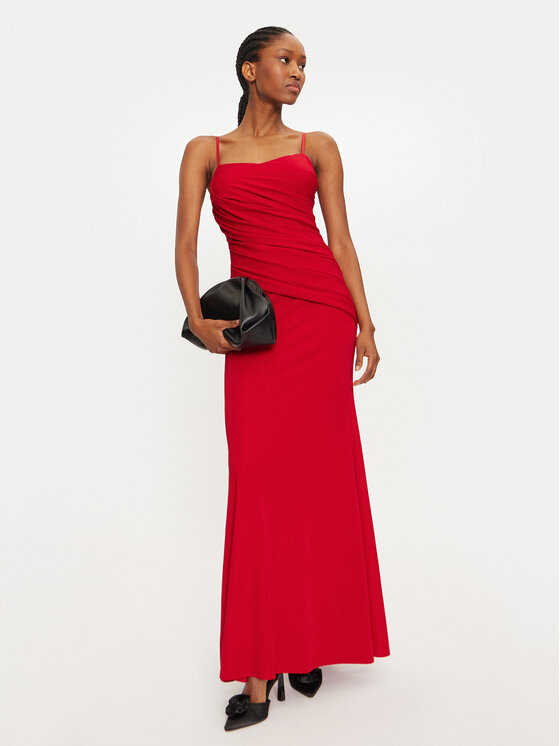 Rinascimento Rinascimento Abendkleid 1000768835394 Rot Slim Fit