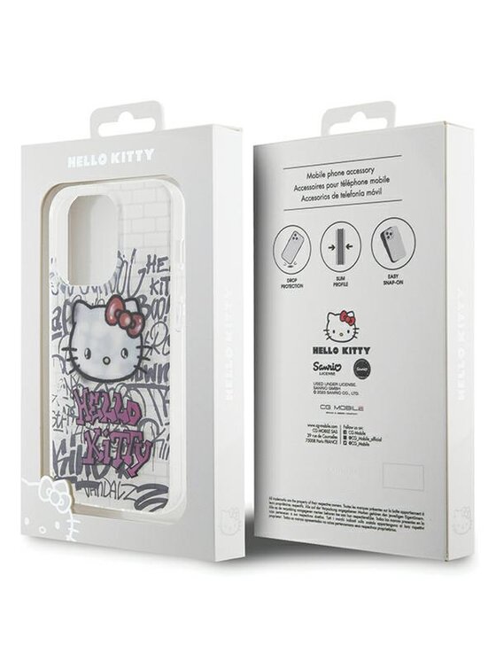 Hello Kitty Hello Kitty Etui na telefon iPhone 13 Pro Max Biały