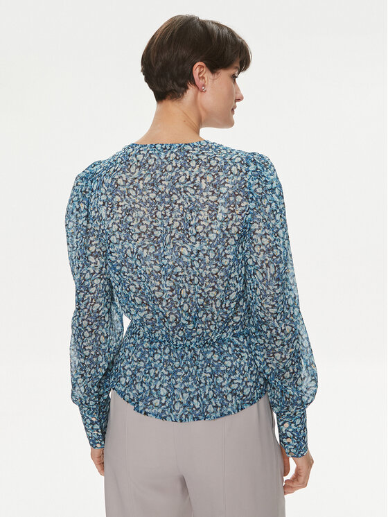 Morgan Morgan Bluse 241-OLAGO.F Blau Regular Fit