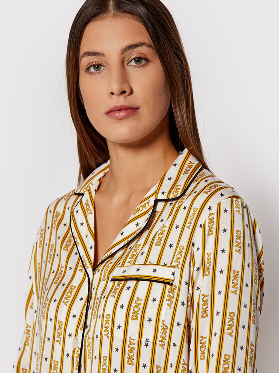DKNY DKNY Piżama YI2922486 Beżowy