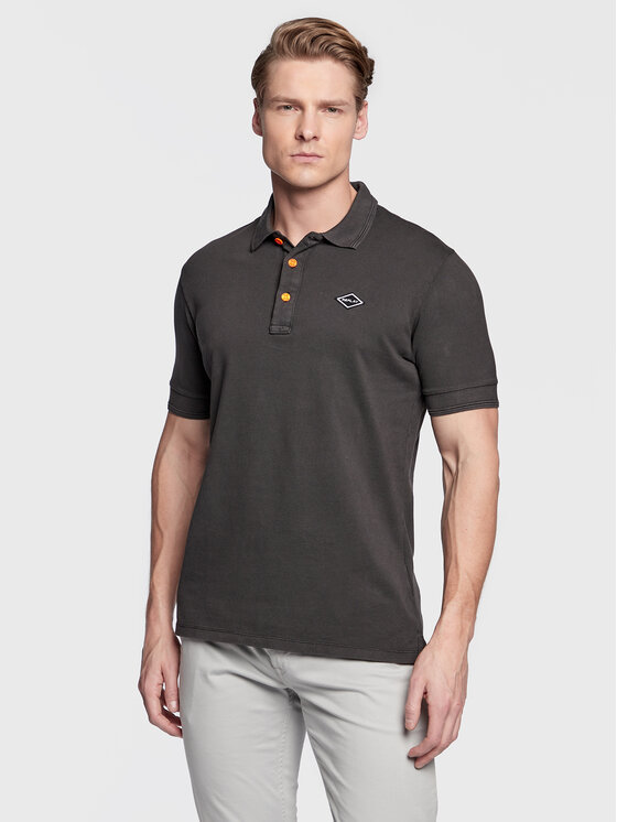 REPLAY Replay Тениска с яка и копчета M3070A.000.22696M Сив Regular Fit
