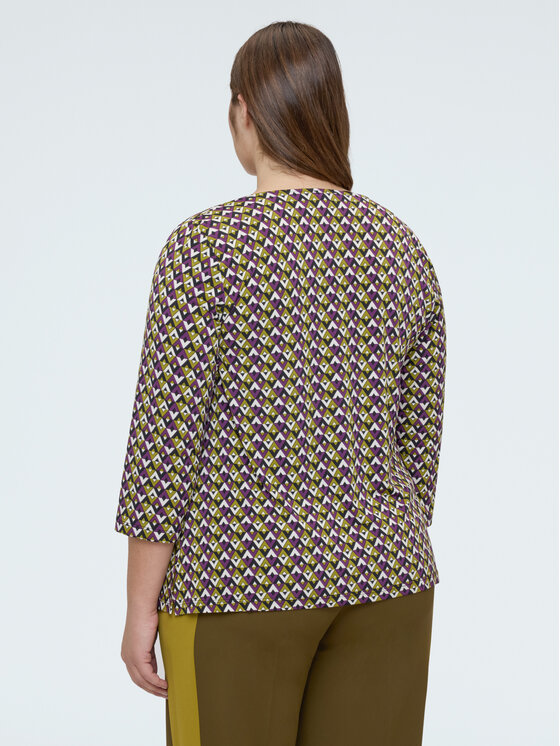 Fiorella Rubino Fiorella Rubino Bluzka G0ACL009159N0V9 Czarny Slim Fit