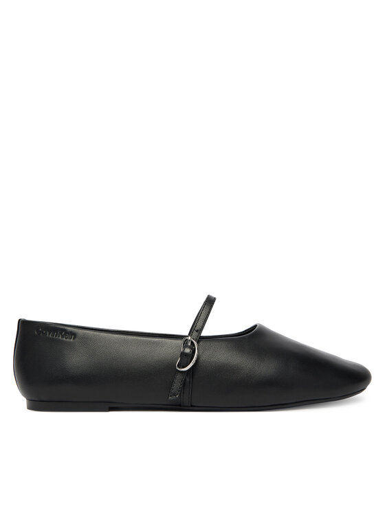 Calvin Klein Calvin Klein Balerini Oblique Ballerina Mj Lth Hdw HW0HW02847 Negru
