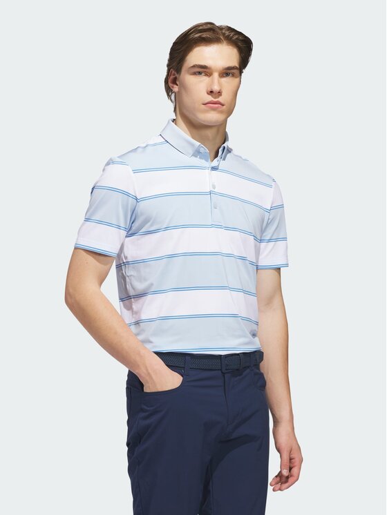 adidas adidas Polo 162334 Niebieski jasny Regular Fit