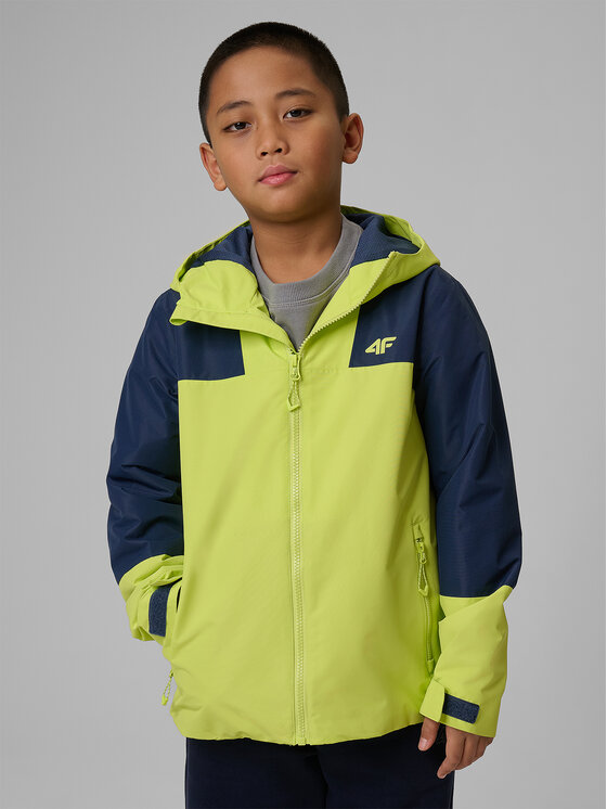 4F 4F Kurtka przejściowa OUTERWEAR Zielony Regular Fit