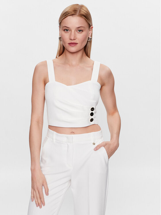 Liu Jo Liu Jo Felső CA3095 T2200 Fehér Regular Fit