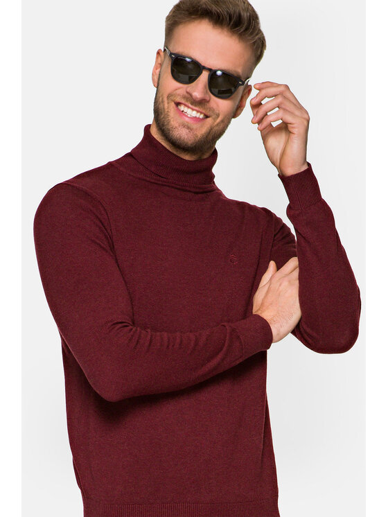 Lancerto Lancerto Golf Armando Bordowy Regular Fit