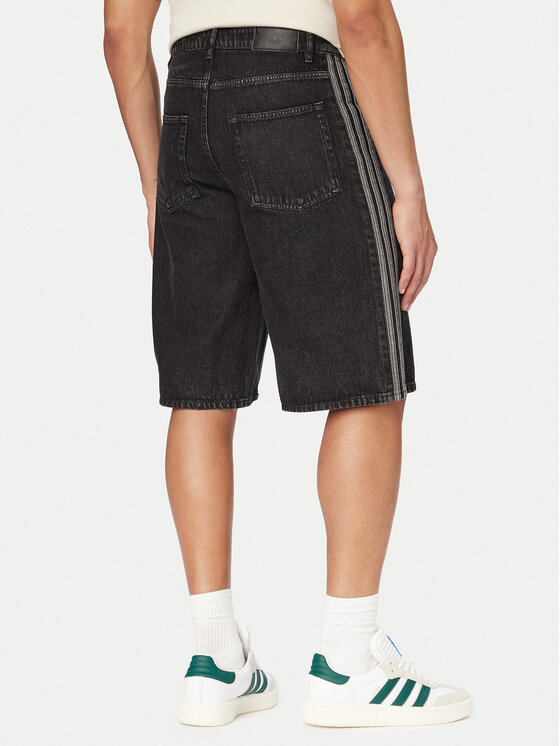 adidas adidas Jeansshorts adicolor Firebird KD1498 Schwarz Loose Fit