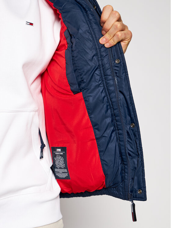Tommy Jeans Pūkinė striukė Corp DM0DM09379 Tamsiai mėlyna Regular Fit •  Modivo.lt