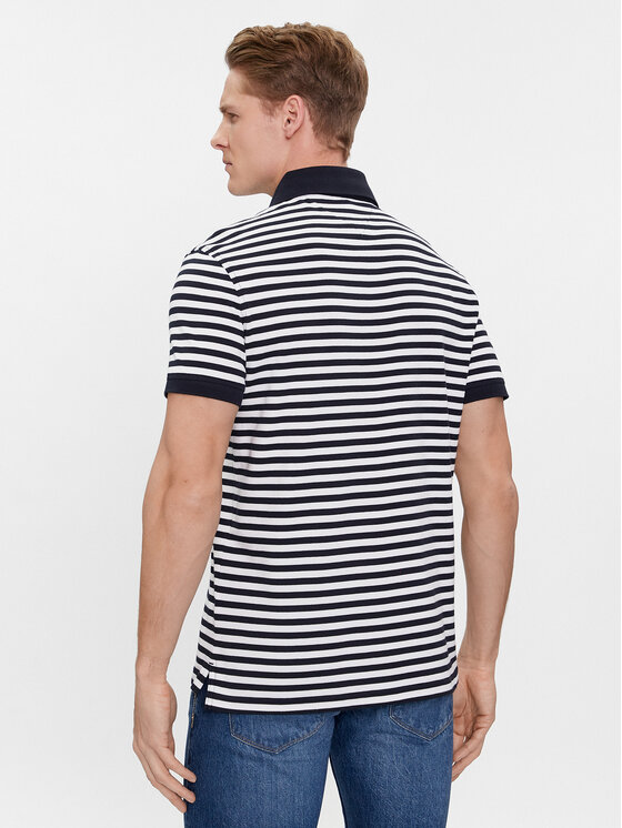Tommy Hilfiger Tommy Hilfiger Поло 1985 MW0MW17771 Cиній Slim Fit