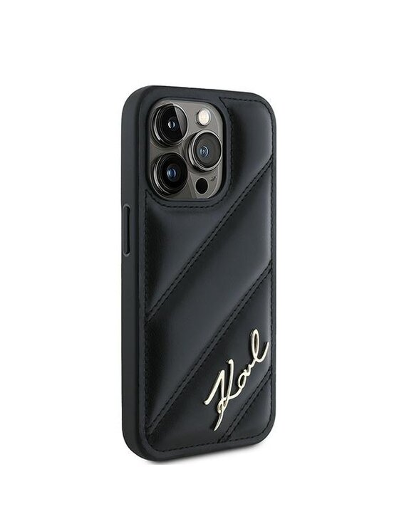 KARL LAGERFELD KARL LAGERFELD Etui na telefon Apple iPhone 15 Pro Czarny