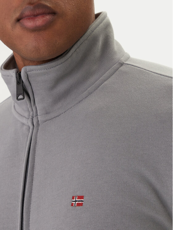 Napapijri Napapijri Bluza Balis NP0A4HHW Szary Regular Fit