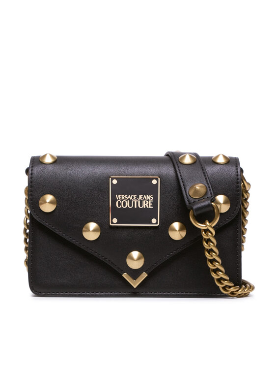 versace jeans couture mini crossbody studded