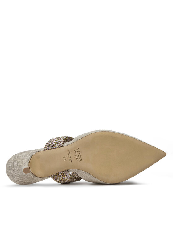 MALONE SOULIERS MALONE SOULIERS Klapki Maisie 45-154 Beżowy