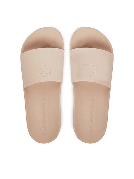 Calvin Klein Jeans Calvin Klein Jeans Şlapi Slide Monogram Tpu YW0YW01715 Roz