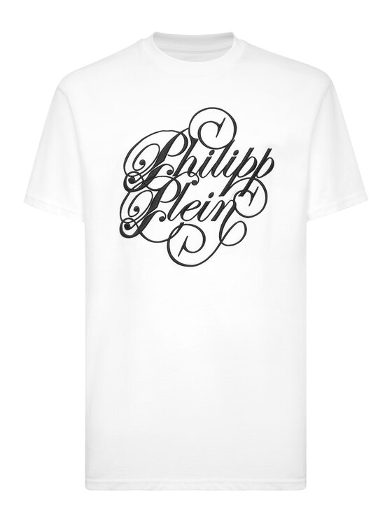 PHILIPP PLEIN PHILIPP PLEIN T-Shirt 23517 Biały Regular Fit