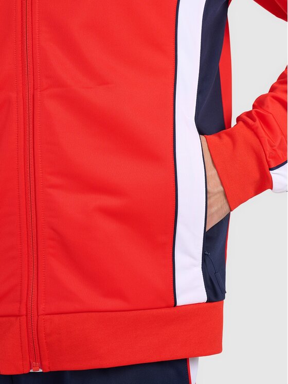 4F 4F Felpa 4FRAW25TSWSM2459-62S Rosso Regular Fit