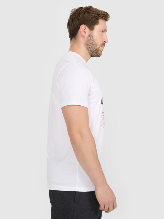 4F 4F T-Shirt WINTER CODE Biały Regular Fit