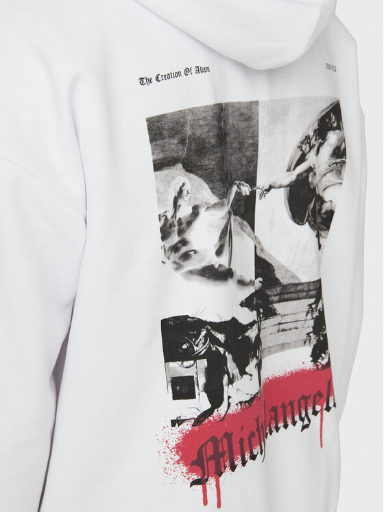 Only & Sons Only & Sons Felpa Apoh 22028208 Bianco Relaxed Fit