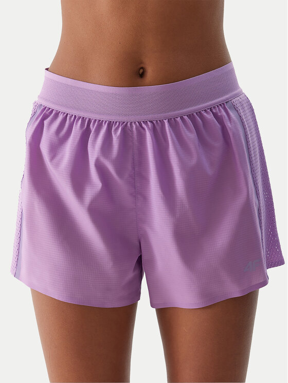 4F 4F Sportshorts 4FWSS24TFSHF502 Violett Regular Fit