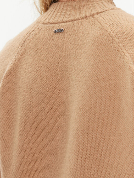 BOSS Boss Sweater Foltin 50501575 Bézs Relaxed Fit