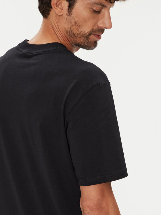 Napapijri Napapijri Tričko Smallbox NP0A88TR Čierna Regular Fit