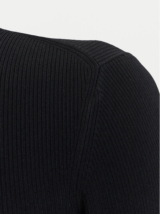 KARL LAGERFELD KARL LAGERFELD Sweter A3W18025 Czarny Slim Fit