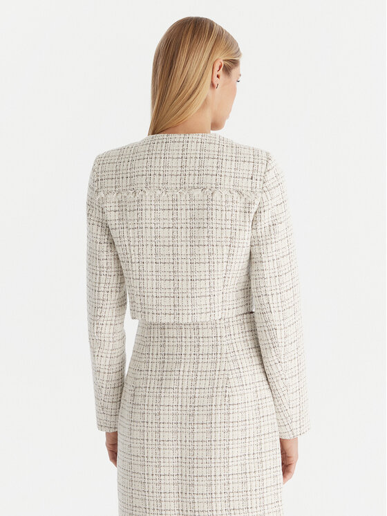 Guess Guess Prechodná bunda W5YN44 WHDB2 Biela Regular Fit