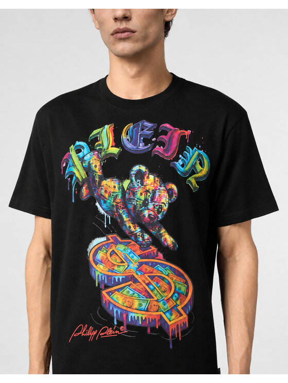 PHILIPP PLEIN PHILIPP PLEIN T-Shirt 31107 Černá Regular Fit