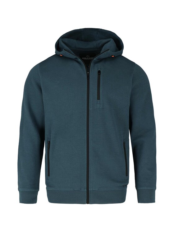 Volcano Volcano Bluza B-SAGI Niebieski Regular Fit