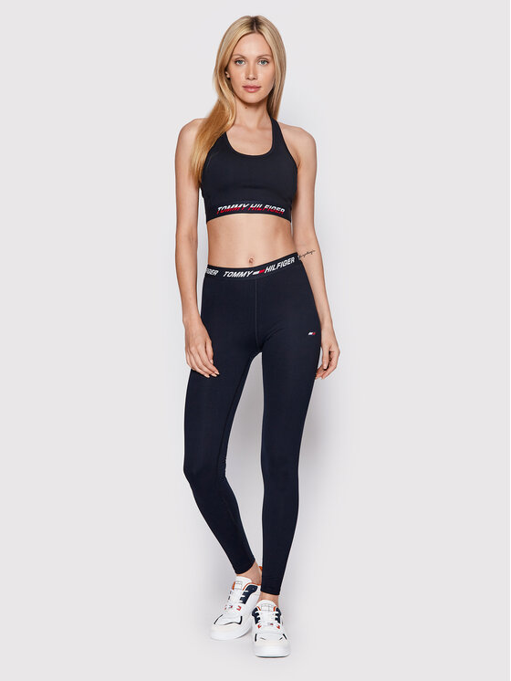 Tommy Hilfiger Tommy Hilfiger Biustonosz top Mid Intensity S10S101112 Granatowy
