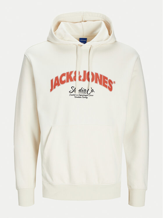 Jack&Jones Jack&Jones Felpa Bronx 12262919 Écru Regular Fit